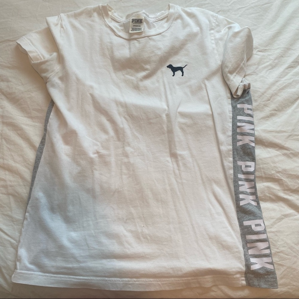 cute white PINK shirt !!